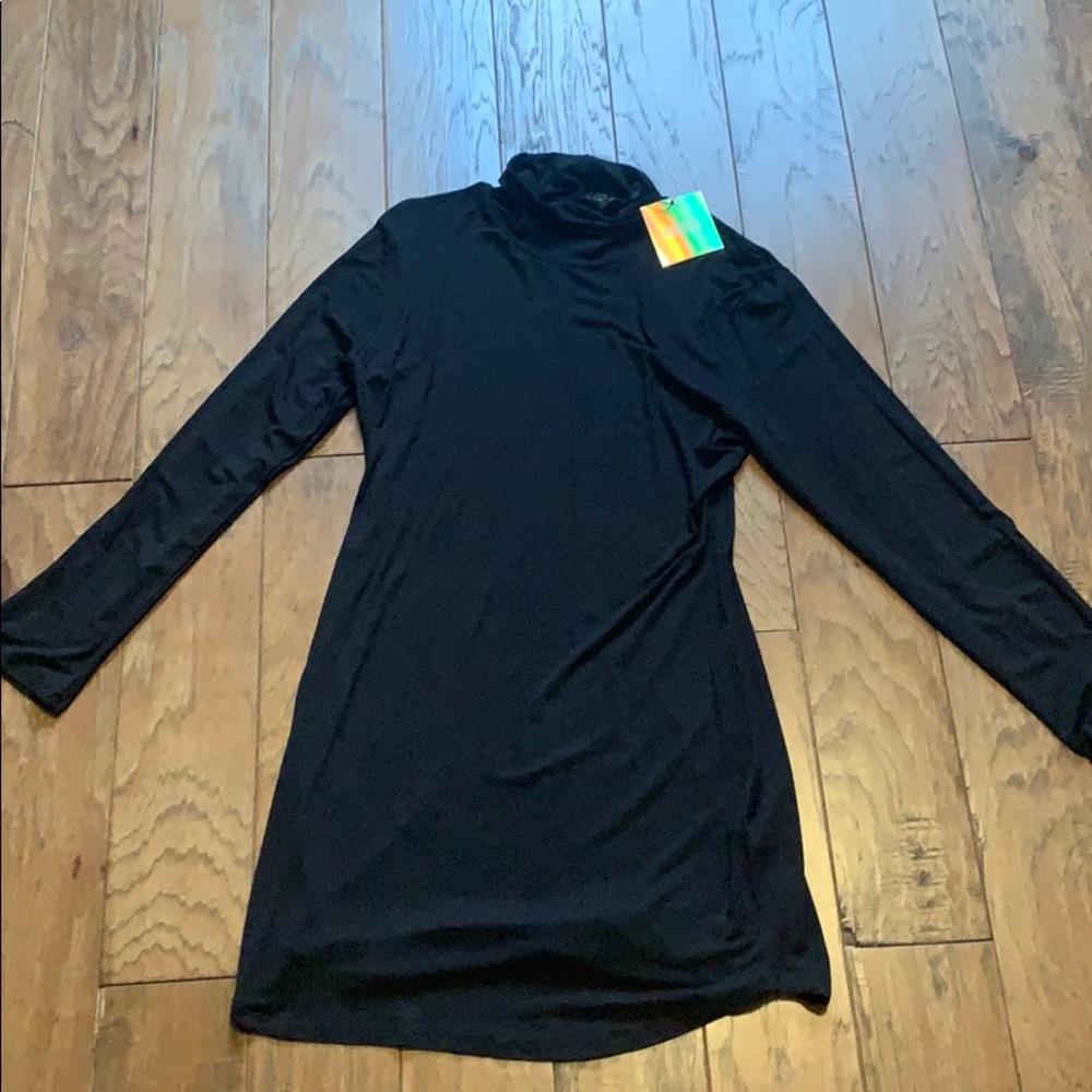 Turtleneck Bodycon Dress-MISSGUIDED NWT